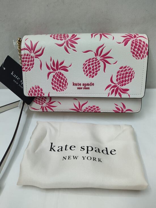 kate spade Handbags - Kate Spade Morgan Cream Multicolor Leather Pineapples Crossbody Bag - NWT